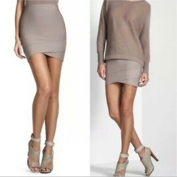 Size XXS Red BCBG MAXAZRIA Silvie Skirt - Picture 10 of 11